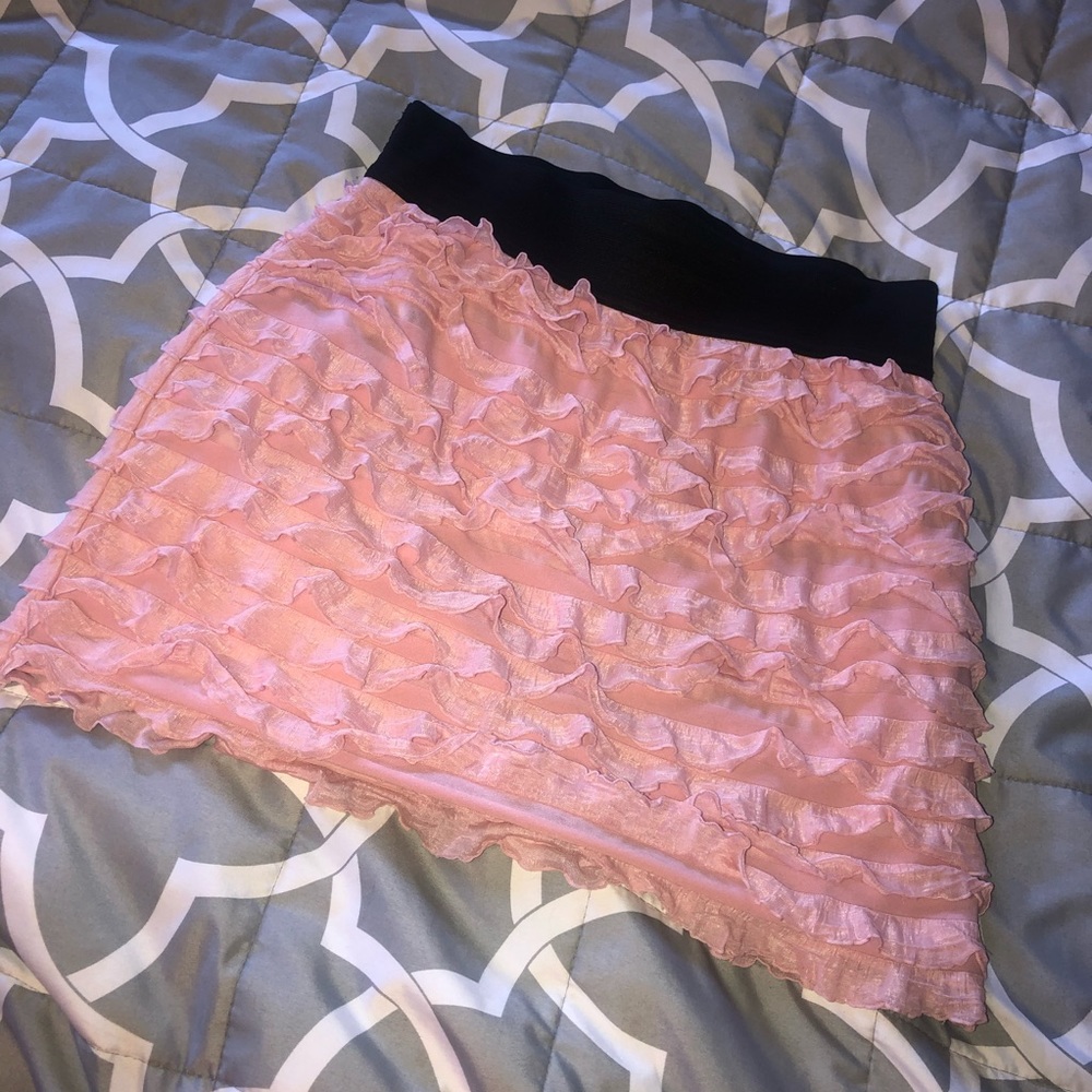 Express pink skirt